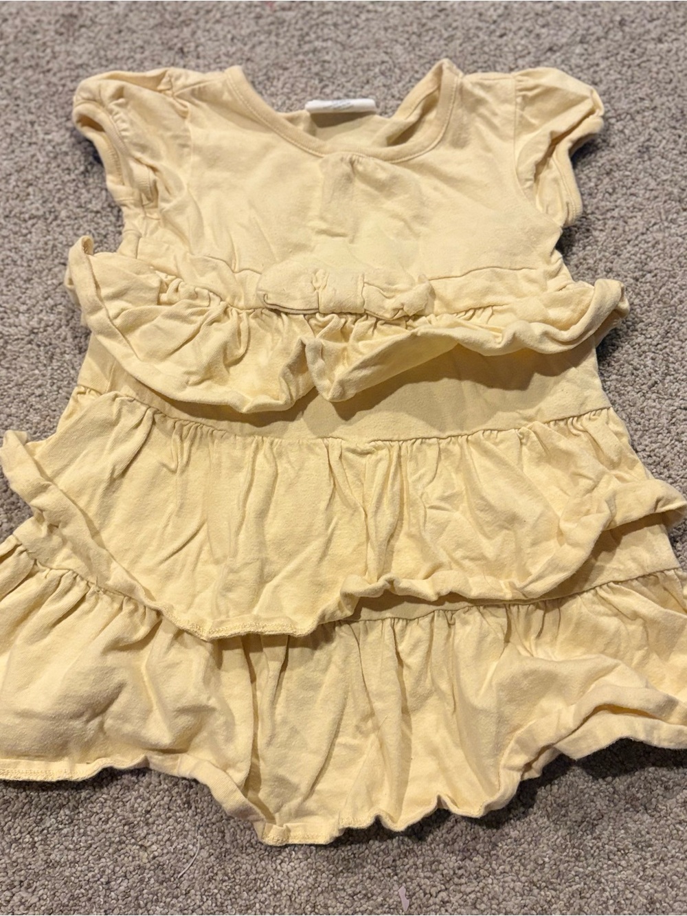 Crazy 8 Pale Yellow Toddler Tee